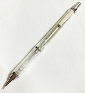 廃盤　MUJI 無印良品　低重心・ノック&振って出るシャープペン 0.5ｍｍ　クリア軸　未使用