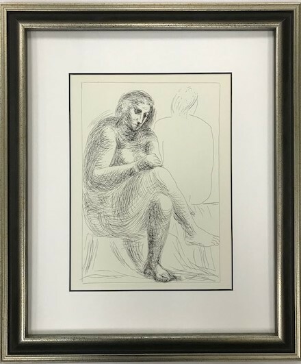 【特価】　≪　　パブロ・ピカソ　　≫　　リトグラフ【石版画】　 THE BATH　　1956年　　PABLO　PICASSO