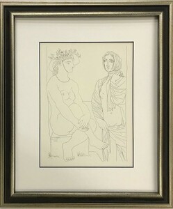 【特価】　≪　　パブロ・ピカソ　　≫　　リトグラフ【石版画】　 TWO WOMEN　　1956年　　PABLO　PICASSO