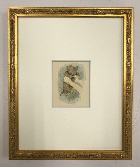 【特価】 ≪ ジョン テニエル ≫ アンティークオリジナル木版画 鏡の国のアリス Ⅲ 1899年 SIR JOHN TENNIEL