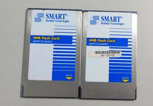 KN786 Smart 4MB Flash Card SM9FCSC4M002 2枚セット