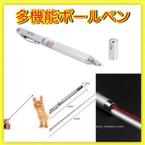 LEDライト 指示棒 磁石 ボールペン 猫おもちゃ