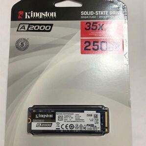 新品 キングストン A2000 SSD SA2000M8/250G 250GB M.2 2280 NVMe SSD 3D TLC