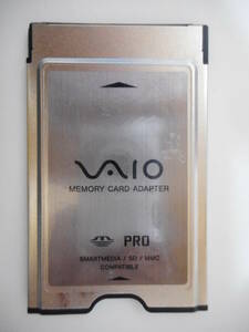 【送料無料】ソニー VAIO　PCカードアダプタ VGP-MCA10 SDカード、MMC、スマートメディア、メモリースティック、メモリースティックPRO対応