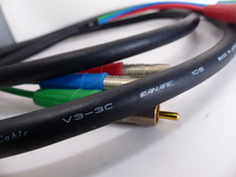 75Ω　COAXIAL　CABLE　V3-3C　RCAケーブル　約2ｍ_画像3