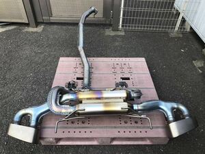  Nissan original OP R35GT-R Nismo titanium muffler - degree *! GTR GT-R nismo Nismo titanium full titanium R35ekiNO243