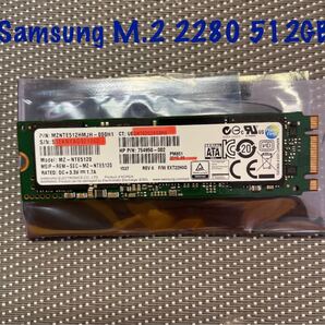 SAMSUNG SSD M.2 2280 512GB 使用時間6573h