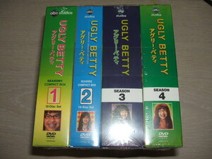 未使用 DVD アグリー・ベティ (シーズン1-4) コンパクト BOX 全巻セット/アメリカ・フェレーラ アグリ