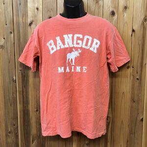 COMFORT COLORS◇コンフォートカラーズ 半袖Tシャツ プリントTシャツ トップス BANGOR MAINE シカ コットン100% アメカジ USA古着 メンズ M