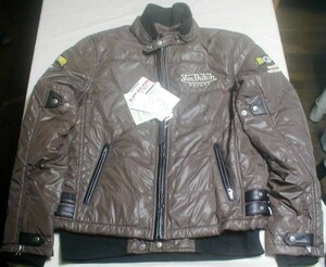 新品 Von Dutch（ボンダッチ）ナイロンWJ26ＪＫＴ/メンズ(L)茶サ