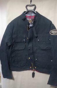 新品■VANSON/バンソン Dover“ Jacket Waxed Cotton XL・黒