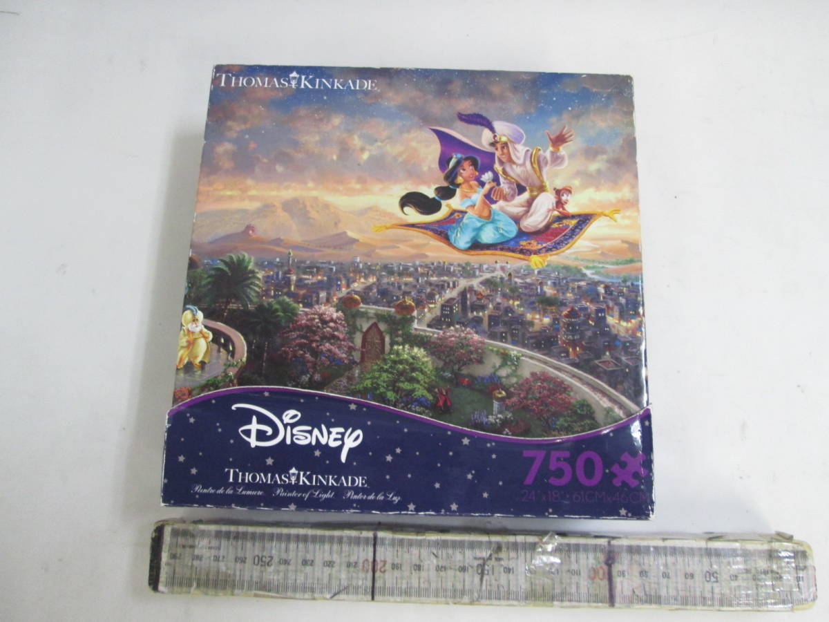 Thomas Kinkade Aladdin-Puzzle, 750 Teile, mittelgroß, ungeöffnet. Bitte geben Sie die Versandkosten in das Beschreibungsfeld ein, Spielzeug, Spiel, Puzzle, Puzzle