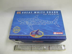  Great white Shark 4D puzzle 46PS beautiful goods postage explanation field . chronicle 