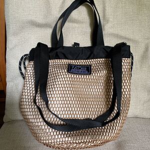 SPRUCE メッシュ巾着2WAYミニトート