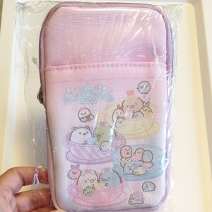 すみっコぐらし カラナビ付きマルチケース 新品