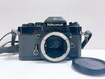 【5835】中古品 Nikomat EL Nikon ニコン 黒ボディ 一眼レフカメラ 本体のみ シャッター音OK ニコマット_画像1