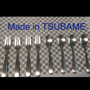 made in TSUBAME フォーク小4本、スプーン小4本