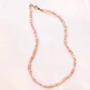 ハンドメイド パールネックレス