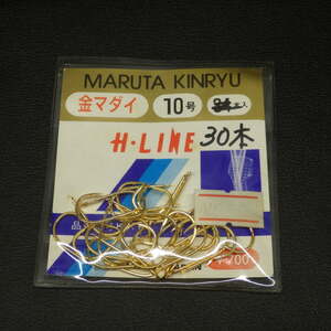Maruta Kinryu 金マダイ H・LINE 10号 30本 ※未使用 (2a0700) ※クリックポスト5