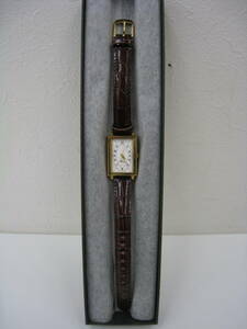 ◆レディース 腕時計◆ 未使用 新品電池交換済 稼働品 Mousa by FOR DAYS フォーデイズ ウォッチ AL21-HACO シルバー文字盤 革ベルト