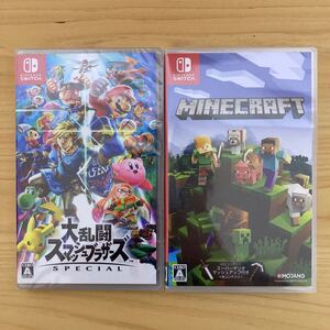 【新品未開封】大乱闘スマッシュブラザーズSPECIAL マインクラフト Minecraft Nintendo Switch セット