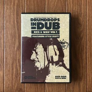 【音源用DVD-ROM】Drumdrops In Dub - RX2 & WAV Vol.1 ■ 400種類ループ音源 / featuring Style Scott / 使用許諾書