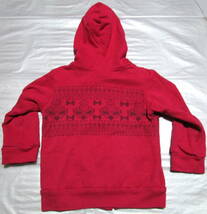 HYSTERIC GLAMOUR / HYSTERIC MINI Baby Kids full zip Hoodie ヒステリックミニ ヒスミニ パーカー ノルディック柄 女の子 サイズ80_画像4