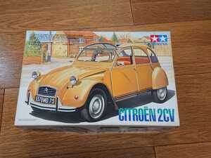  Tamiya 1/24 Citroen 2CV unused not yet constructed goods non-standard-sized mail possibility 