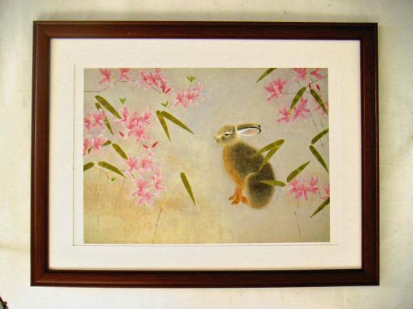 ◆Uemura Shoko Spring Stillness Art Print, Framed, Buy Now◆, Painting, Japanese painting, Flowers and Birds, Wildlife