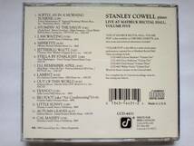 CD スタンリー・カウエル ライヴ・アット・メイベック STANLEY COWELL LIVE AT MAYBECK HALL, VOLUME FIVE KICJ-7018_画像2