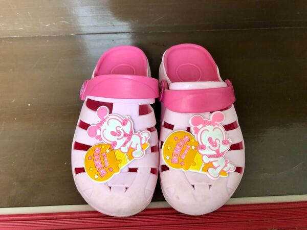 キッズ サンダル 17 ピンク 子供靴 PINK