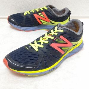 【New Balance】ニューバランス M1500 ランニング マラソン 長距離 2E 軽量 黒 ブラック 黄色 イエロー スニーカー 靴 シューズ 26cm/490JD