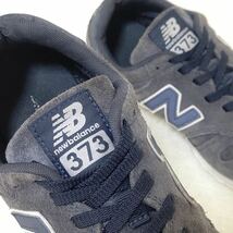 【new balance】ニューバランス ML373TM ローカット スニーカー シューズ 靴 スエード ランニング ネイビー グレー 26.0㎝/523jv_画像9