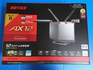 BUFFALO AirStation WXR-6000AX12S 無線LANルーター wifi6