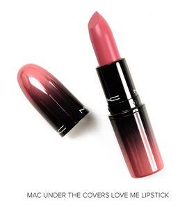 MAC ラブミーリップスティック アンダーザカバーズ 口紅 ダスティローズピンク