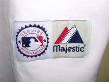 DEAD STOCK 00s Majestic MLB Washington Nationals jersey shirt M vintage old 新品 ナショナルズ ユニフォーム ジャージ シャツ_画像7