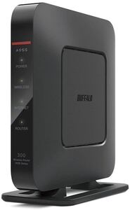 BUFFALO WiFi 無線LAN ルーター WSR-300HP/N 11n 300Mbps 1ルーム向け 日本メーカー iPhone12 11 iPhone SE(第二世代) Amazon Echo