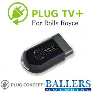 PLUG TV+ ロールスロイス ゴーストIII テレビキャンセラー 差し込むだけで設定完了! Rolls Royce コーディング ソフトウェア タイプ 日本製