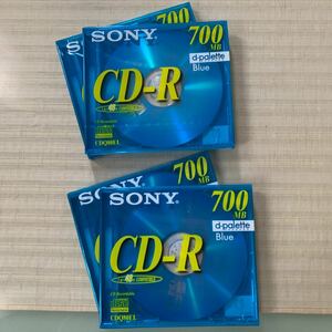 SONY CD-R 700MB d-palette Blue CDQ80EL 4枚セット