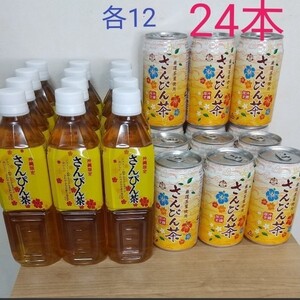 沖縄限定さんぴん茶2種計24本飲み比べセットペットボトル缶