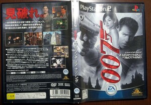 PS2 007 エブリシング オア ナッシング SLPM65446 プレステ2/動作品