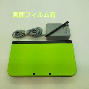 Newニンテンドー3DS LL ライム×ブラック【ネコポス発送】