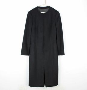 VALENTINO CASHMERE100% NO COLLAR COAT MADE IN ITALY/ヴァレンチノローマカシミヤ100%ノーカラーコート