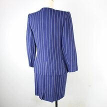 OLD YVES SAINT LAURENT STRIPE PATTERNED SET UP SKIRT/オールドイヴサンローランストライプ柄セットアップスカート_画像3