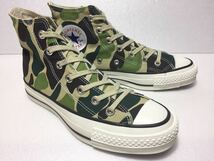 美品!! コンバース 日本製 CANVAS ALL STAR J HI 83 CAMO 24cm us 5.0 オールスター 迷彩 カモ MADE IN JAPAN_画像1