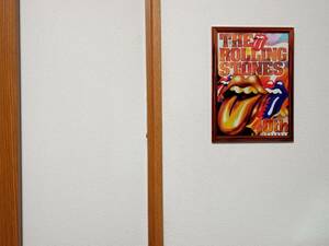【即決】【額装品】●ローリング・ストーンズ『THE ROLLING STONES 40th Anniversary』●ピンナップ（雑誌切り抜き）●ミニポスター