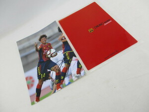 INAC Kobe Leo nesa# capital river Mai player autograph autograph A4 photograph + file set 