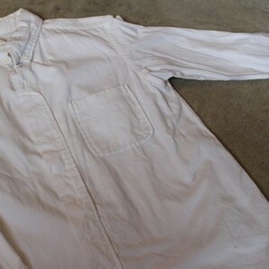 nisica 二シカ オックスフォード ボタンダウン BDシャツ 長袖 ホワイト 2サイズ M相当の画像1
