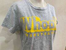 1146★PEARLY GATES/パーリーゲイツ 「Whoa!」プリントTシャツ レディース 半袖 グレー系 サイズ2 ゴルフウェア USED ★_画像3