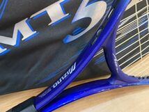 ★MIZUNO/ミズノ 硬式テニスラケット MT535 ブルー系 収納ラケットケース付き USED ★_画像6